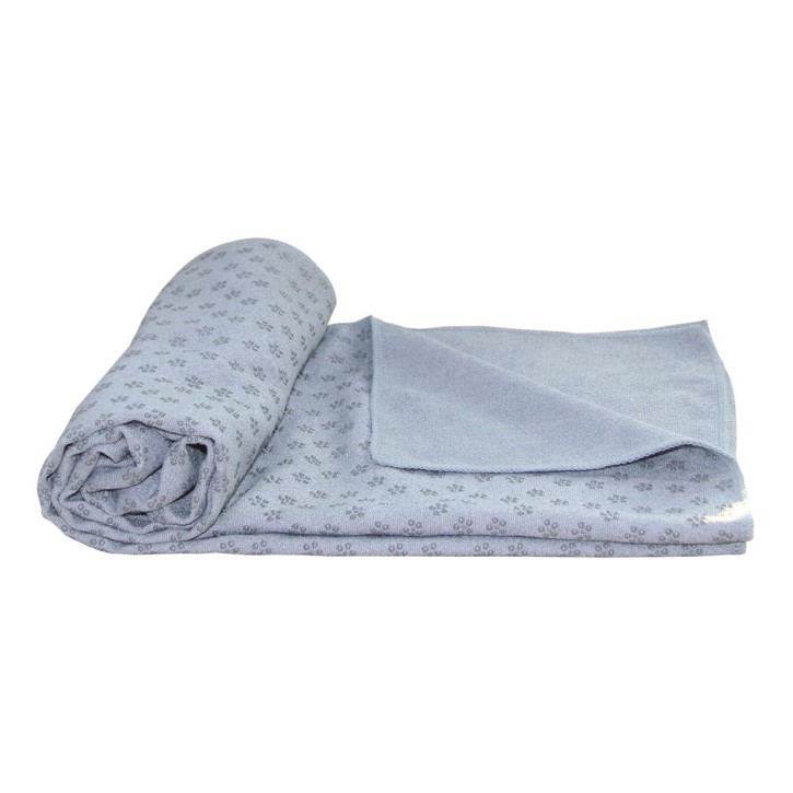 Tunturi yoga towel 180cm gray with pocket