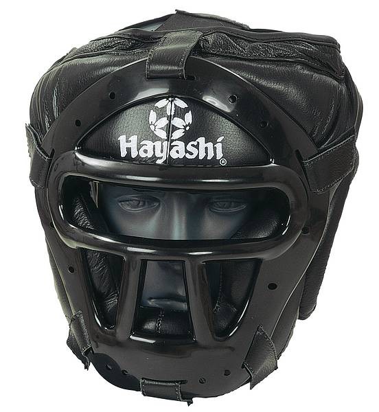 Hayashi Freikampf Kopfschutz schwarz