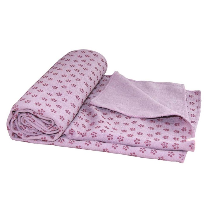 Tunturi Yoga Handtuch 180cm pink mit Tasche
