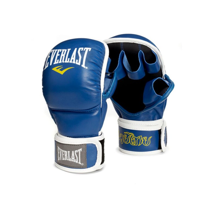 Abverkauf Everlast Thai Striking Gloves Blue 820206 Leather