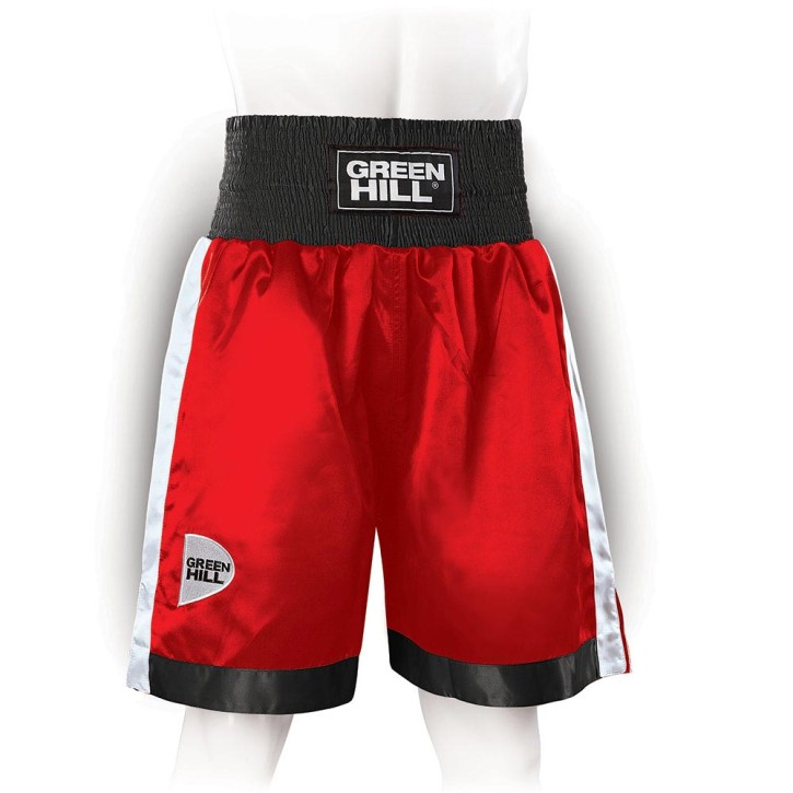 Green Hill Piper Boxing Shorts Red Black White