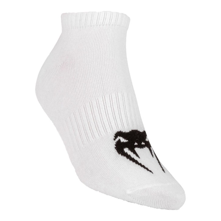 Venum Classic Footlet Socks Set White Black