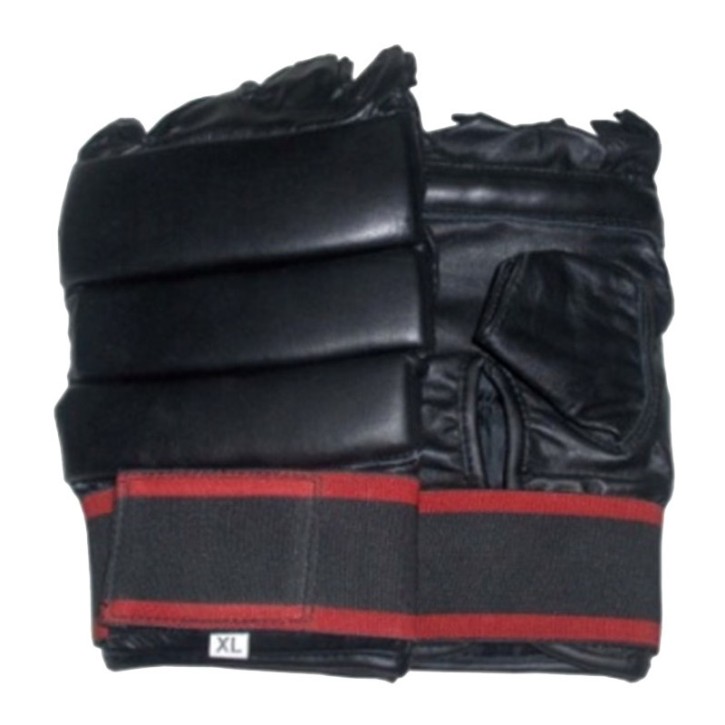 Punching Mitts Black Leather