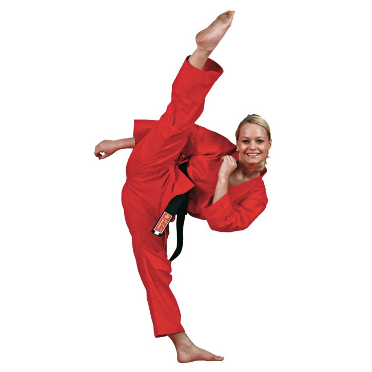 Hayashi Kirin Karate Uniform 8oz Red
