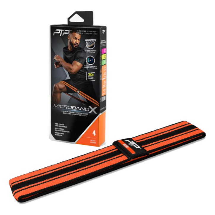 PTP Fitness Microbandx Woven Loop Resistance Band Heavy