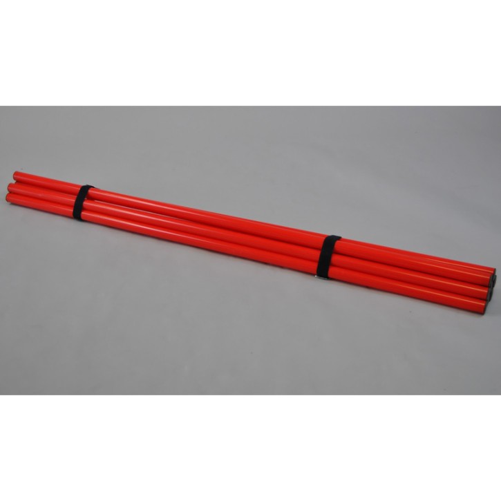 Sale Phoenix training bars set 8 pieces 120cm Red