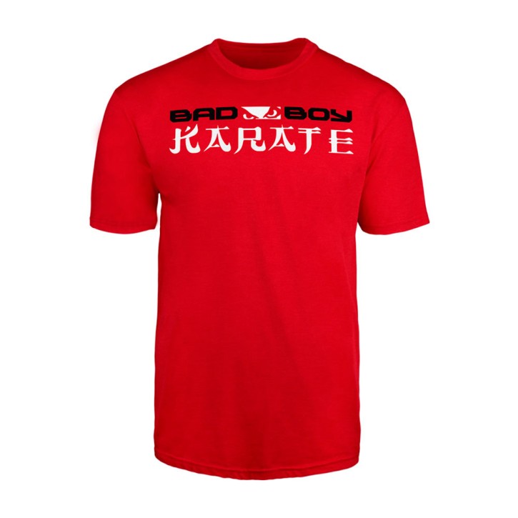 Sale Bad Boy Karate Discipline T-Shirt Red