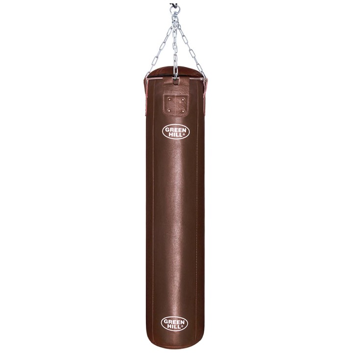 Green Hill Punching Bag Leather Brown 150cm unfilled