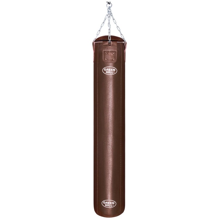 Green Hill Punching Bag Leather Brown 180cm unfilled
