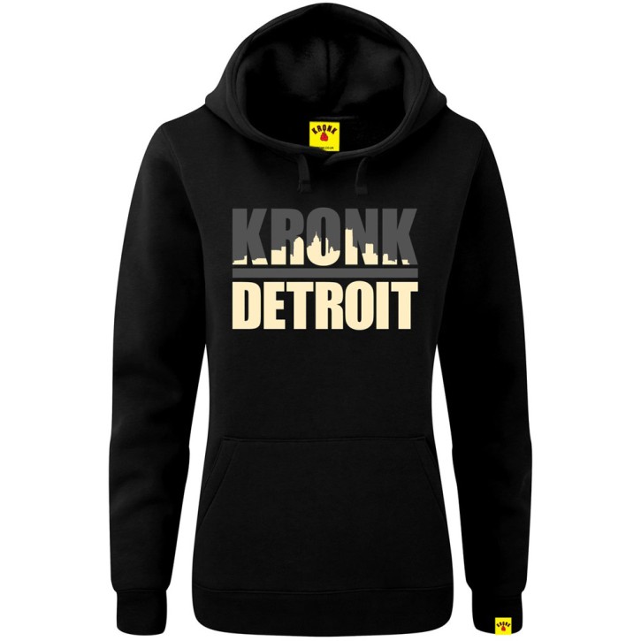 Kronk Detroit Skyline Hoodie Women Black