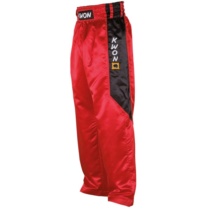 Kwon Clubline Satin Pants Red