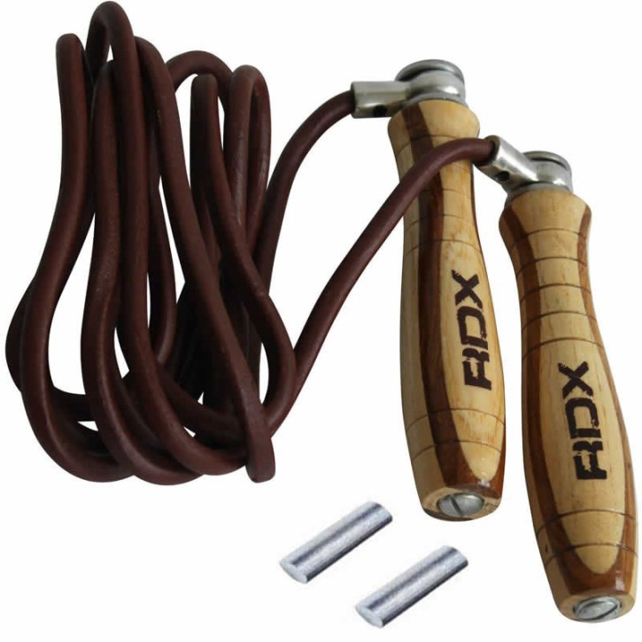 RDX skipping rope leather two-tone