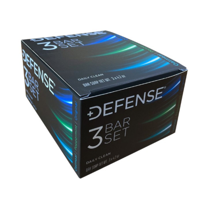 Defense Soap Bar sports soap set of 3