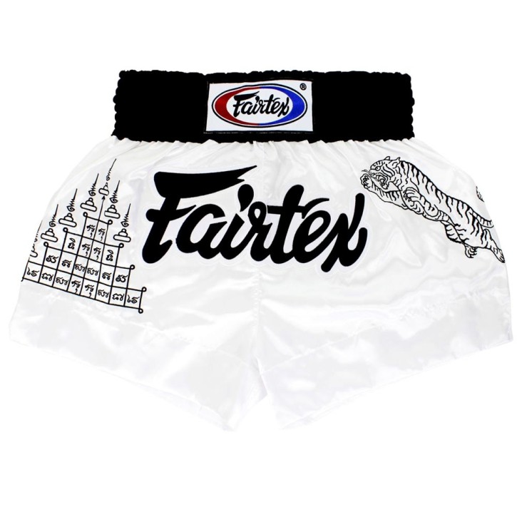 Fairtex Thai Fight Shorts White BS0637
