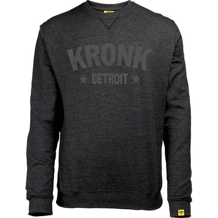 Kronk Detroit Stars Vintage Sweatshirt Black Heather