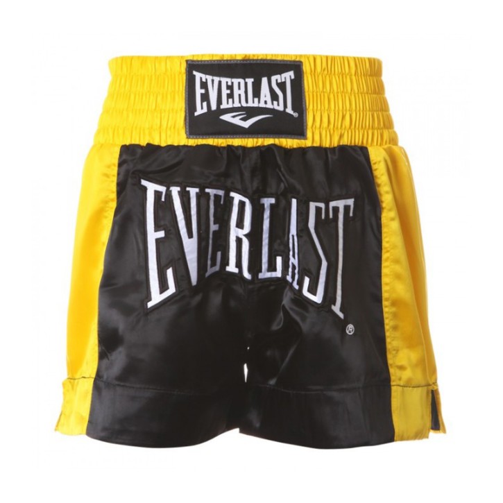 Abverkauf Everlast Thai Boxing Short Men Black Gold EM6