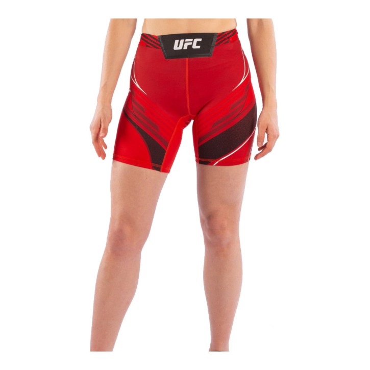 Venum UFC Auth. Fight Night Frauen Vale Tudo Shorts Long Rot