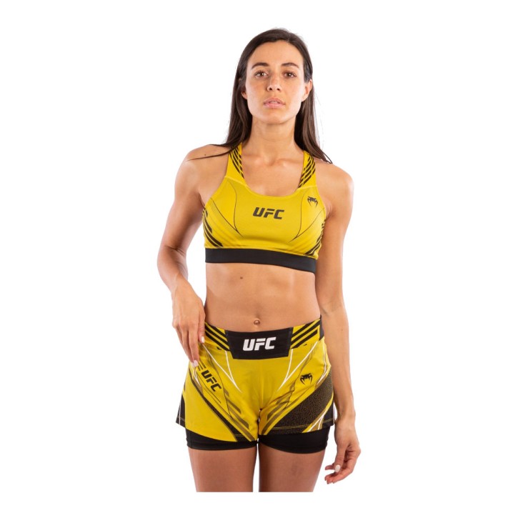 Venum UFC Auth. Fight Night Women Sports Bra Yellow