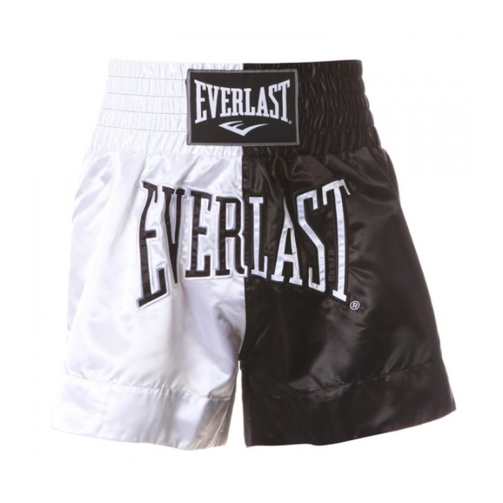 Everlast Thai Boxing Short Men White Black EM7