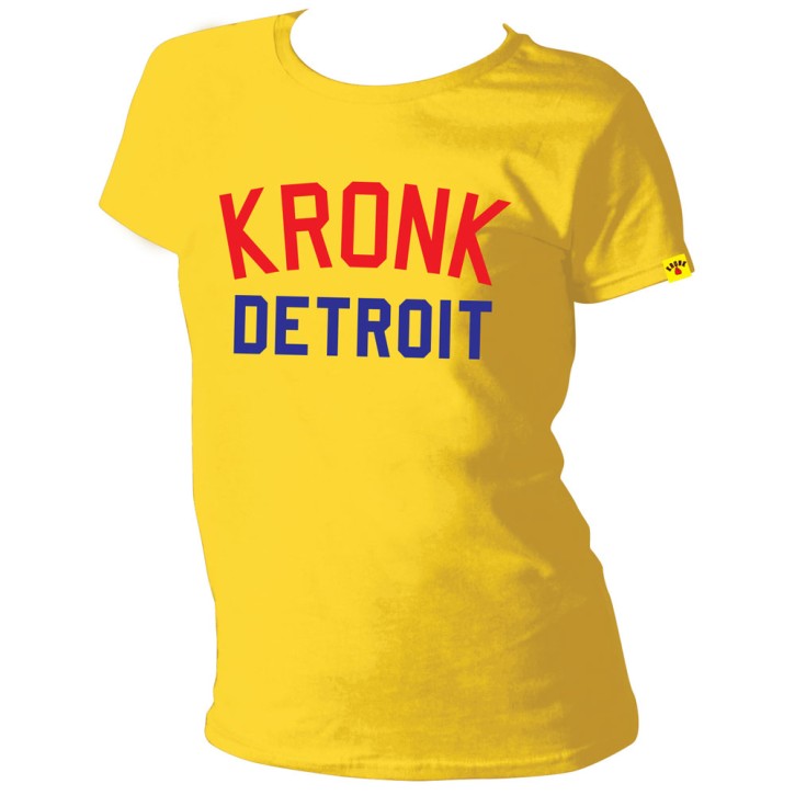 Abverkauf Kronk Two Colour Detroit T-Shirt Yellow M
