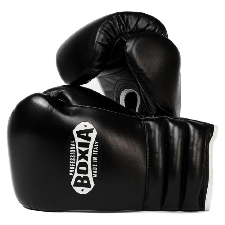 Boxia Triplex laced boxing gloves black