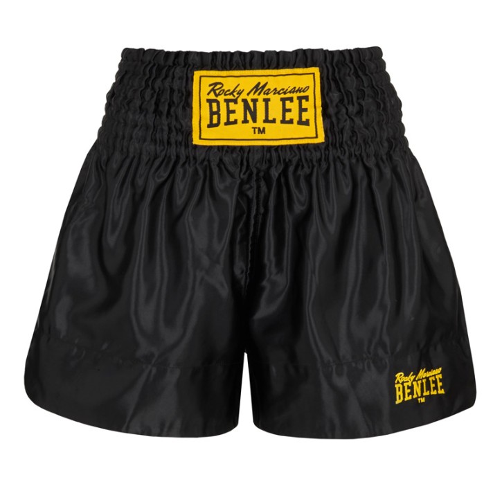 Benlee Uni Thai Shorts Schwarz
