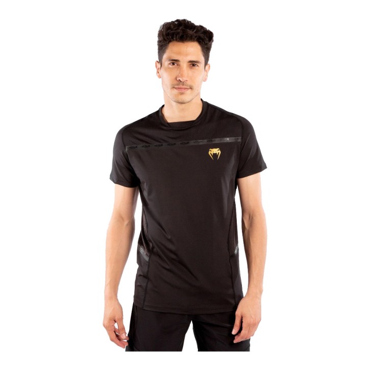 Venum G-Fit Dry Tech T-Shirt Schwarz Gold