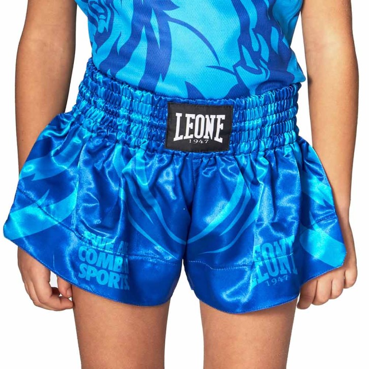 Leone 1947 Junior Thai Shorts Mascot Blue