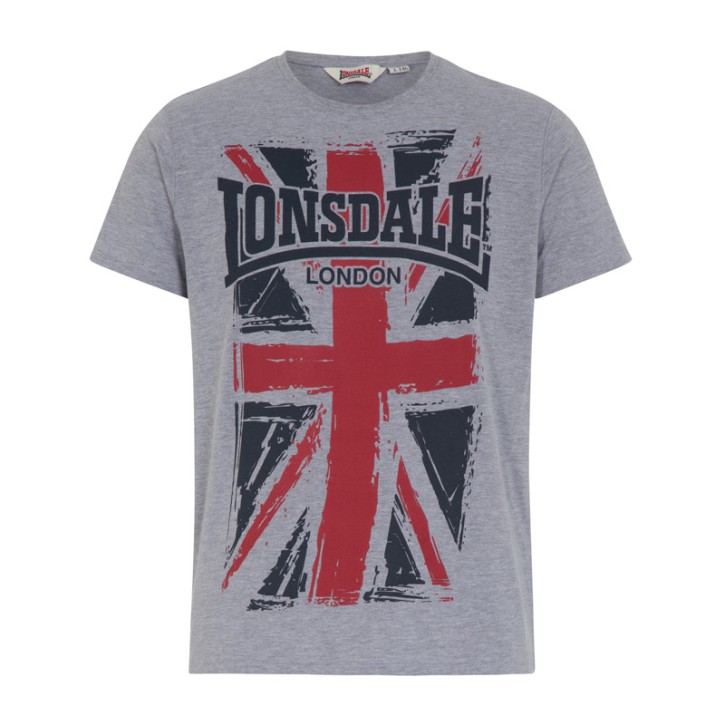 Lonsdale Southampton Herren T-Shirt Marl Grey