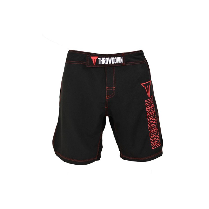 Throwdown Competition MMA Short 2.0 black/red