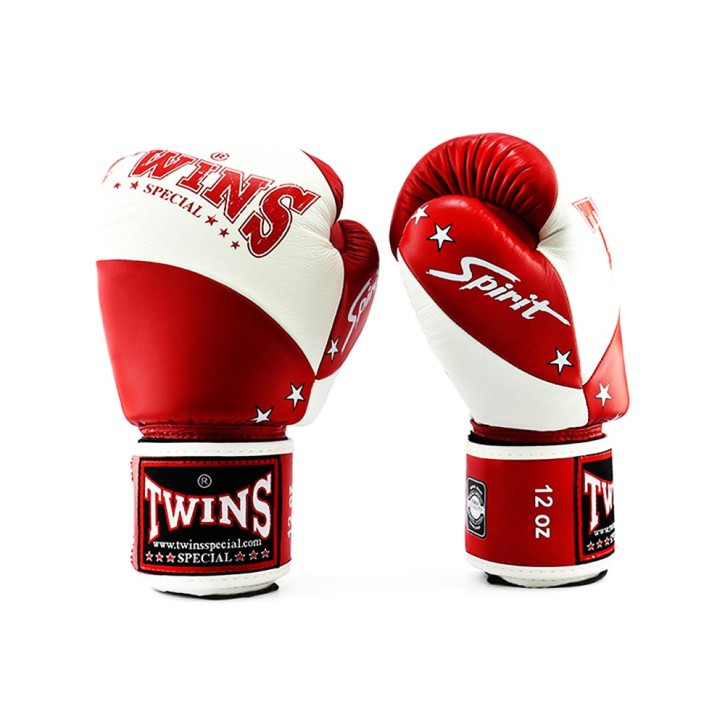 Twins BGVL 10 Boxing Gloves White Red