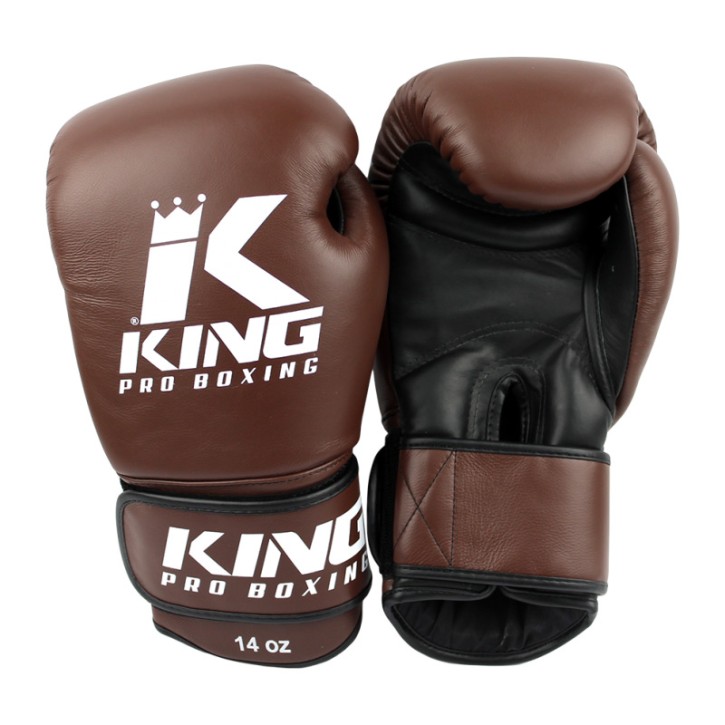 King Pro Boxing KPB BG 4 Boxhandschuhe Leder Retro