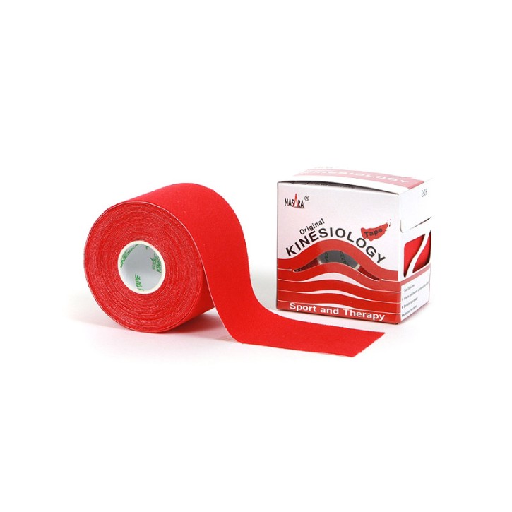Nasara Kinesiologie Tape Red 5cm x 5m