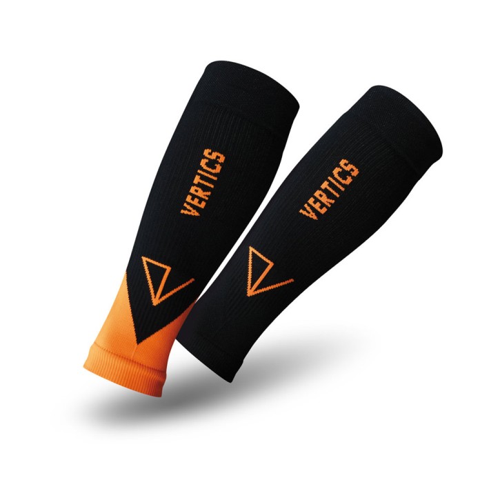 Vertics Sleeves Forearm Compression Sleeves Black Orange
