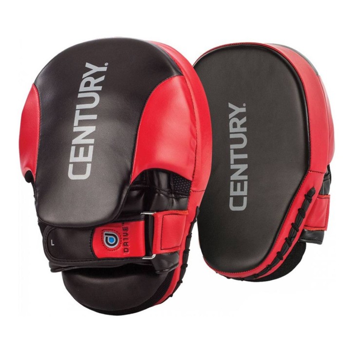 Century Drive Hand Mitts Curved Black Red