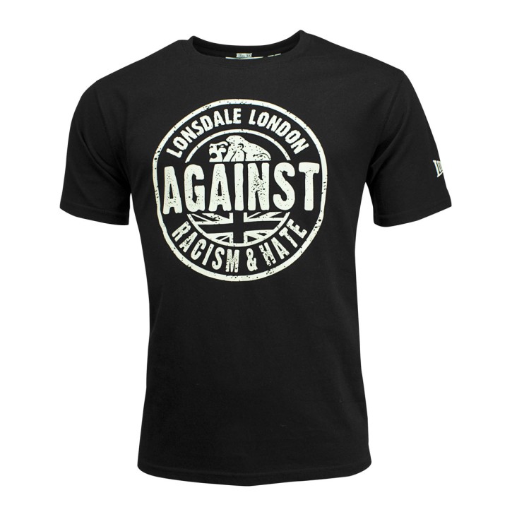 Lonsdale Against Racism T-Shirt Schwarz