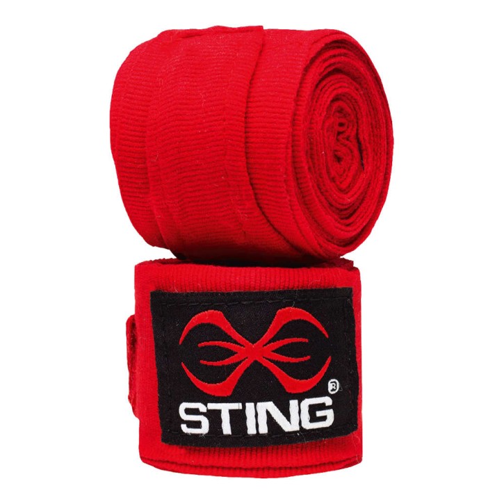 Sting boxing bandages 450cm red