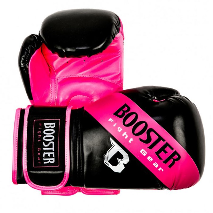 Booster BT Sparring Pink Stripe Boxing Gloves