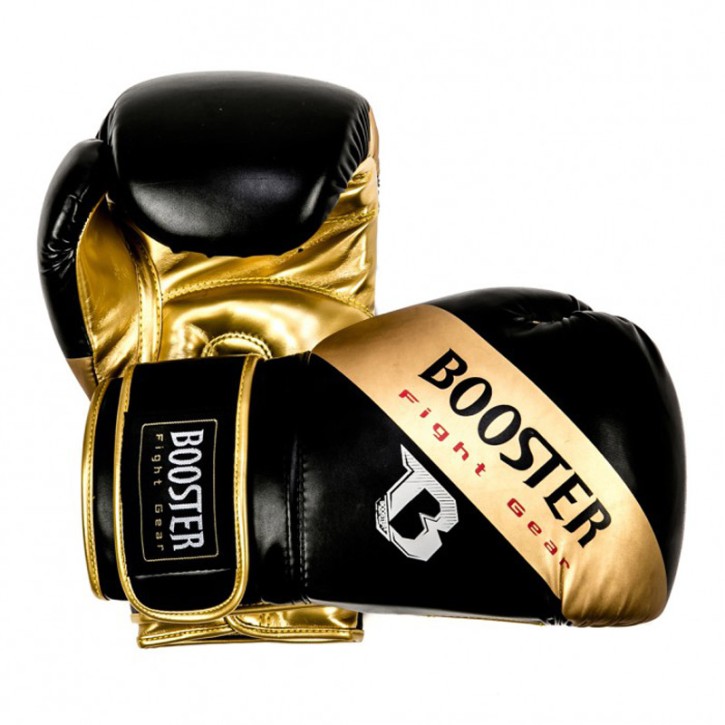 Booster BT Sparring Gold Stripe Boxing Gloves