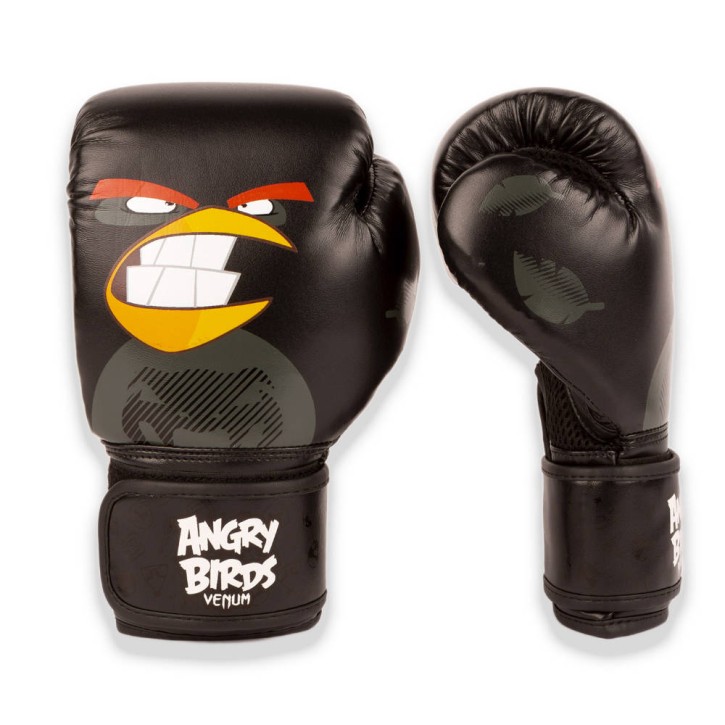 Venum Angry Birds Kids Boxing Gloves Black