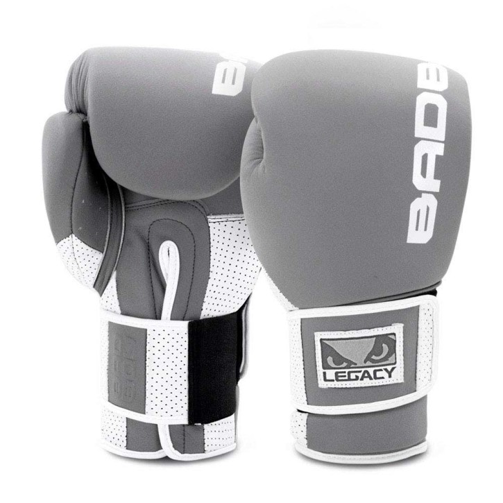 Sale Bad Boy Legacy Prime Boxing Glove Gray White