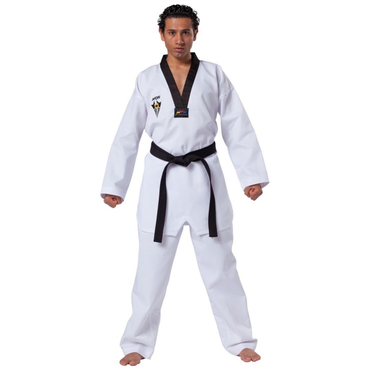 Kwon Starfighter Taekwondo Anzug White Revers Black