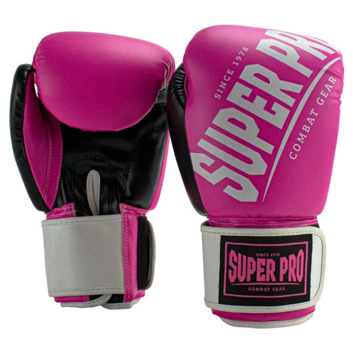 Super Pro Rebel Kick Boxhandschuhe Pink