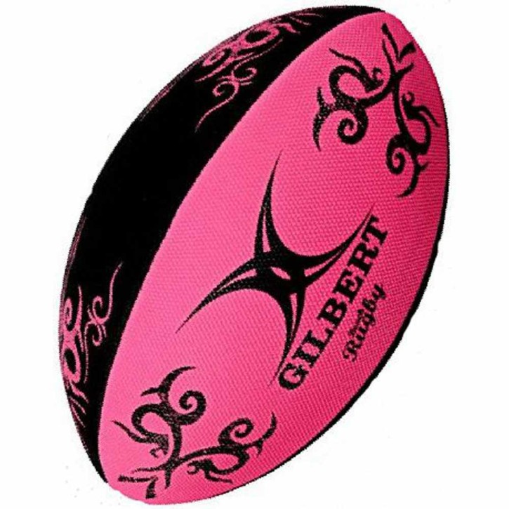 Gilbert Rugby Ball Beach Pink