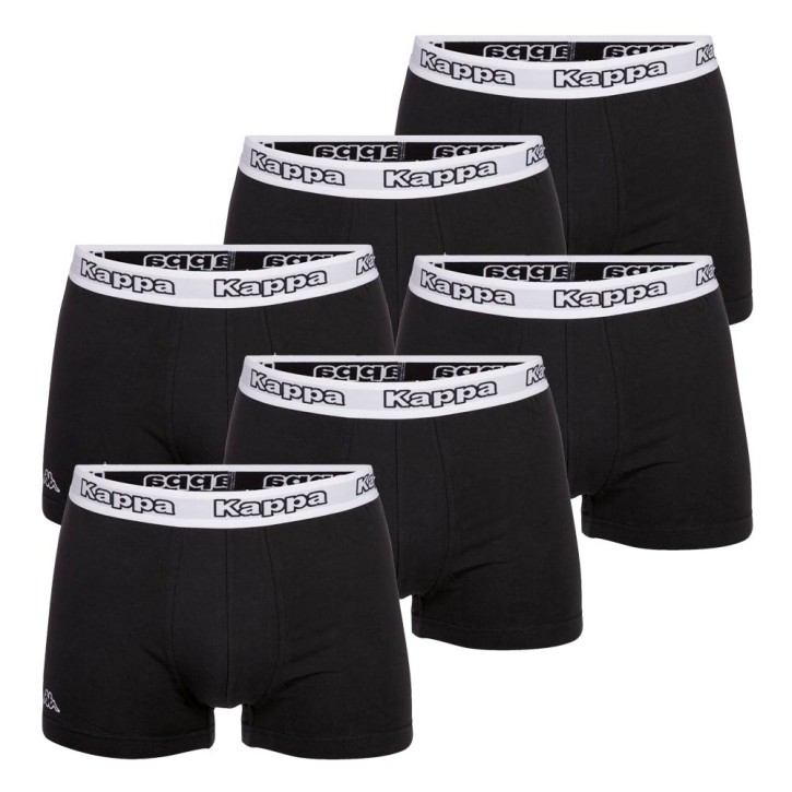 Sale Kappa Cedrick 3 Retropants Boxer Shorts Pack of 6 Black