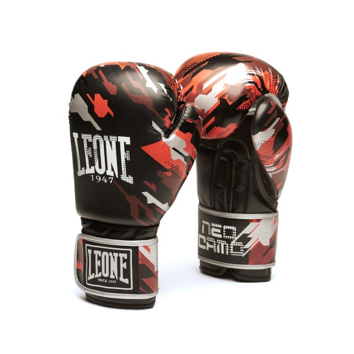 Leone 1947 boxing gloves Neo Camo Red