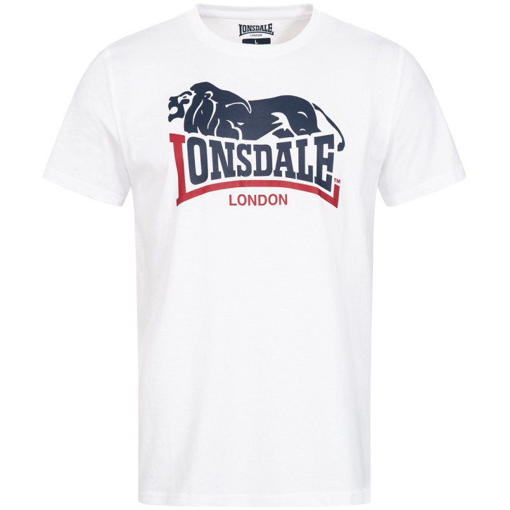 Lonsdale Men T-Shirt HOPPERTON White