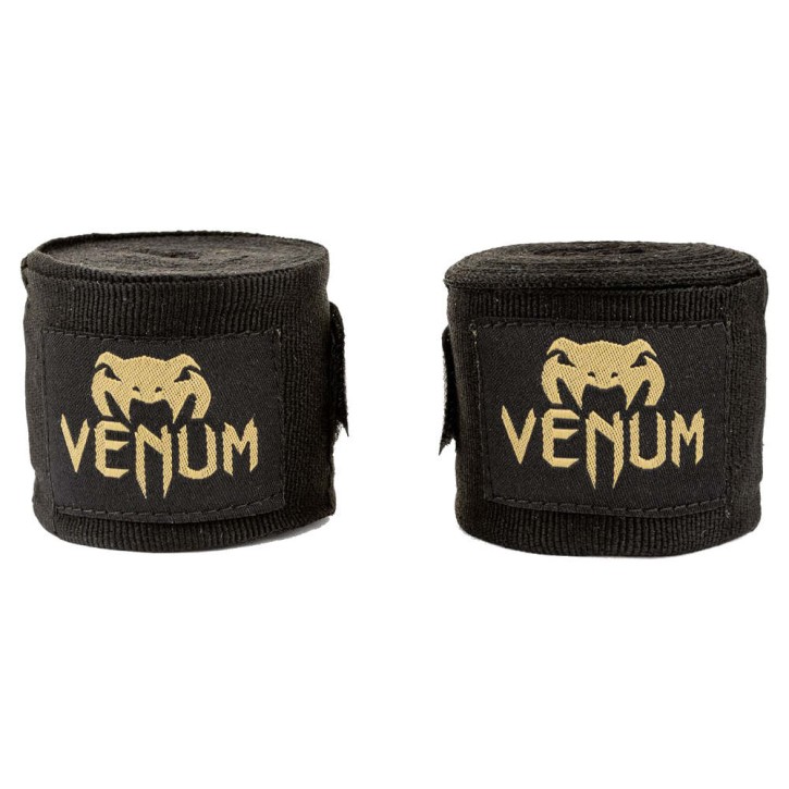 Venum Kontact Boxing Handwraps 450cm Black Gold
