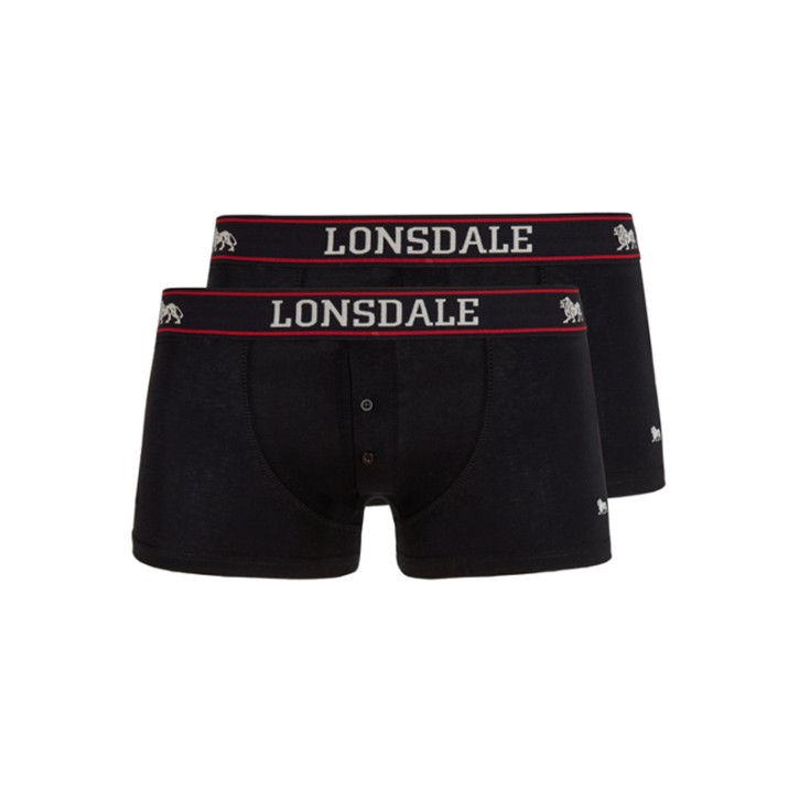 Lonsdale Oakworth men's boxer shorts double pack