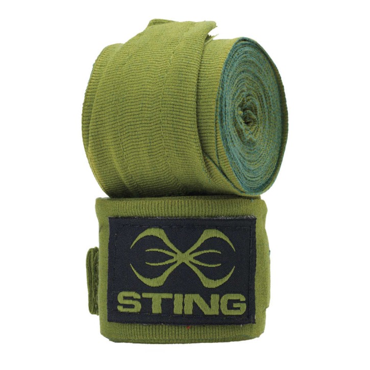 Sting Boxing Wraps 450cm Khaki